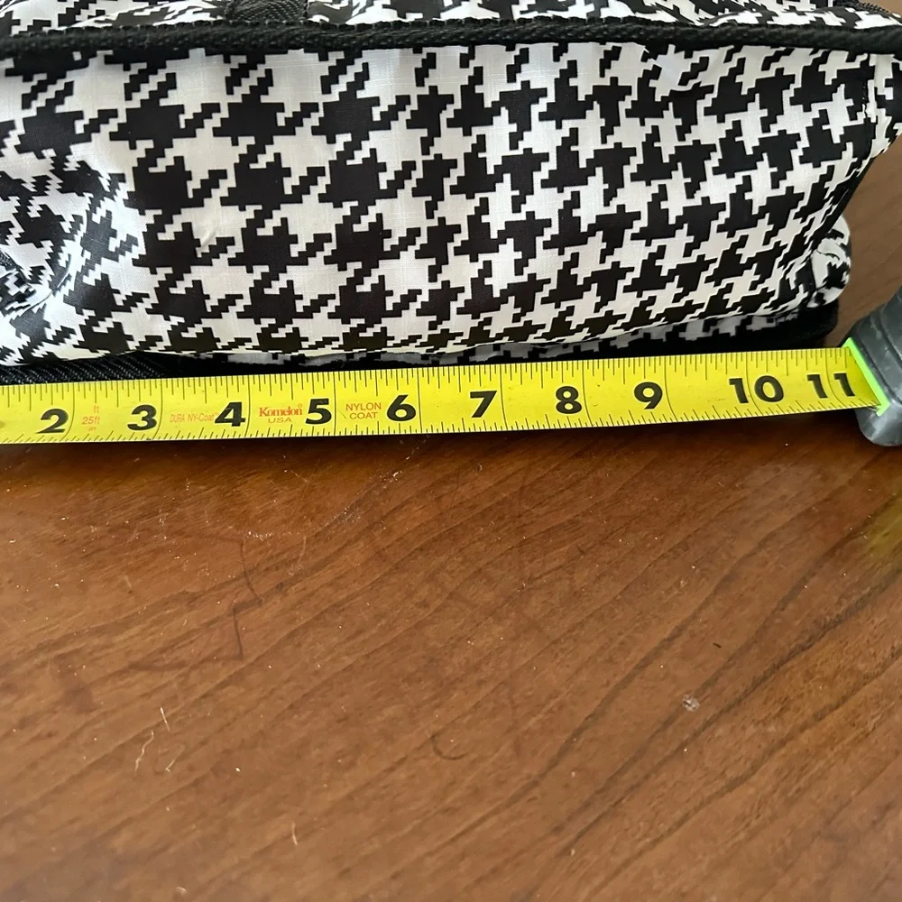 Crossbody, Black & White checked, Accessories Cloth Handbag. - Picture 5 of 6